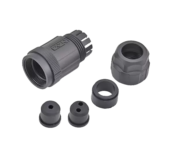 Enchufe de plástico monomodo FDDI (roscado)