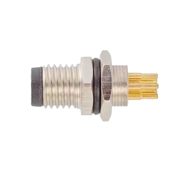 Zócalo de montaje frontal macho M8 (PCB, tornillo M8*0,5)