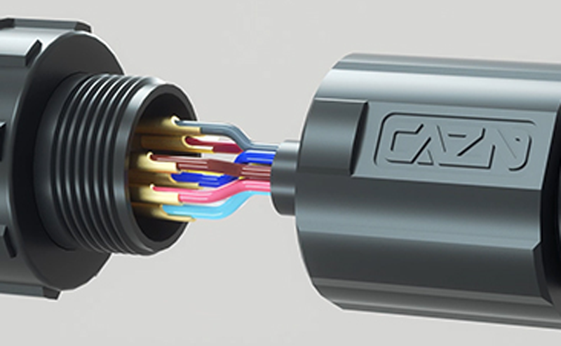 CAZN | Conector plástico à prova d'água E13 (breve vídeo de demonstração)